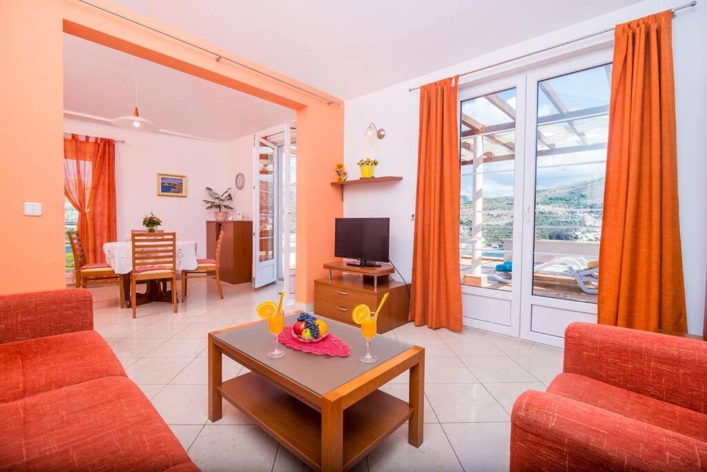 Modern Villa With Swimming Pool - Penthouse Dubrovnik Bagian luar foto